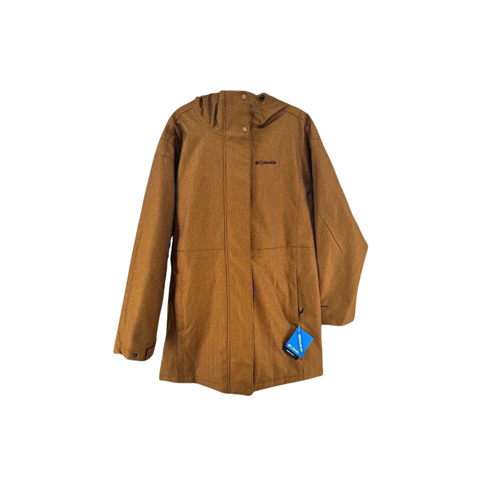 Columbia Portland Omnitech Point Parka Brown Womens Medium Jacket NWT $170